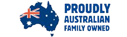 Proudly Australian Family owned logo